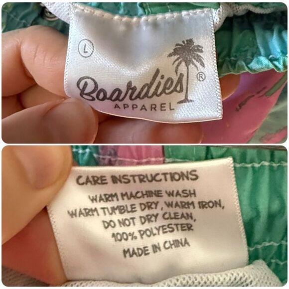 Boardies Men's Swim Trunks in Multicolor Print - Picture 6 of 7